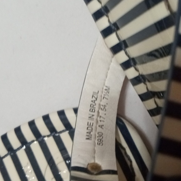 Nautical Tory Burch Miller Sandals - Picture 6 of 7